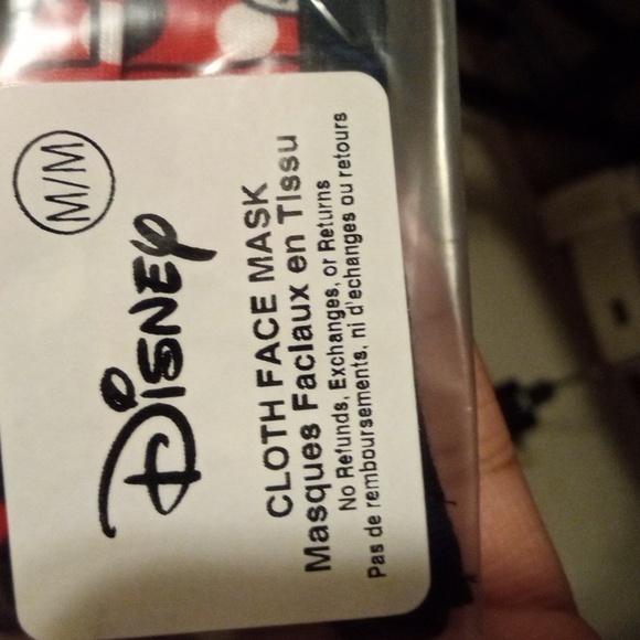 Kids Minnie Mouse Cloth Face Mask - Picture 2 of 4